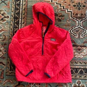 L. L. Beans Women's Katahdin Insulated Pullover in Red